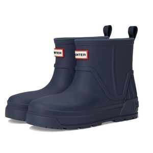 Hunter Unisex Grace Rain Boots, Big Kid, Dark Blue, Size 5, Round Toe
